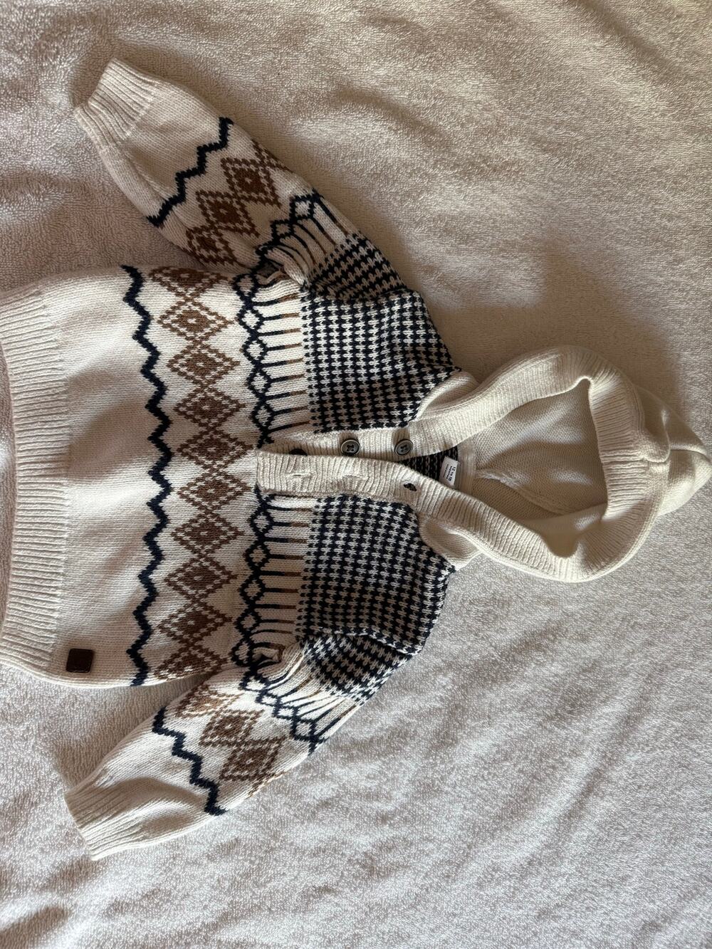 Janie and Jack Fair Isle Sweater